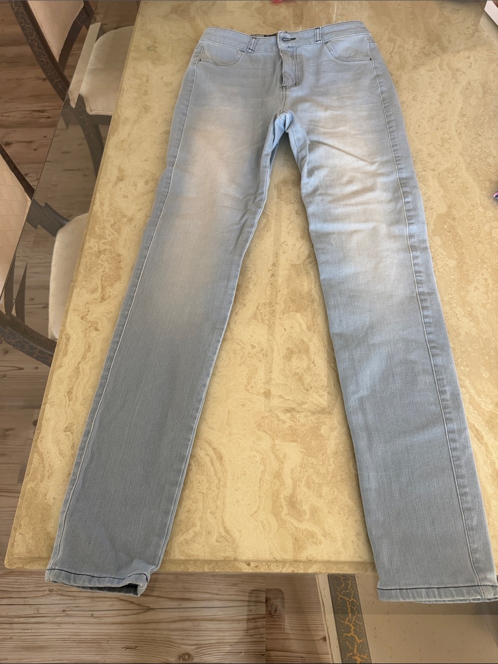 FITJEANS Light Blue Men's Slim Straight Jeans